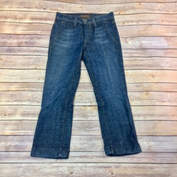 James Jeans Harvey Crop Medium Wash Stretch - Picture 7 of 8